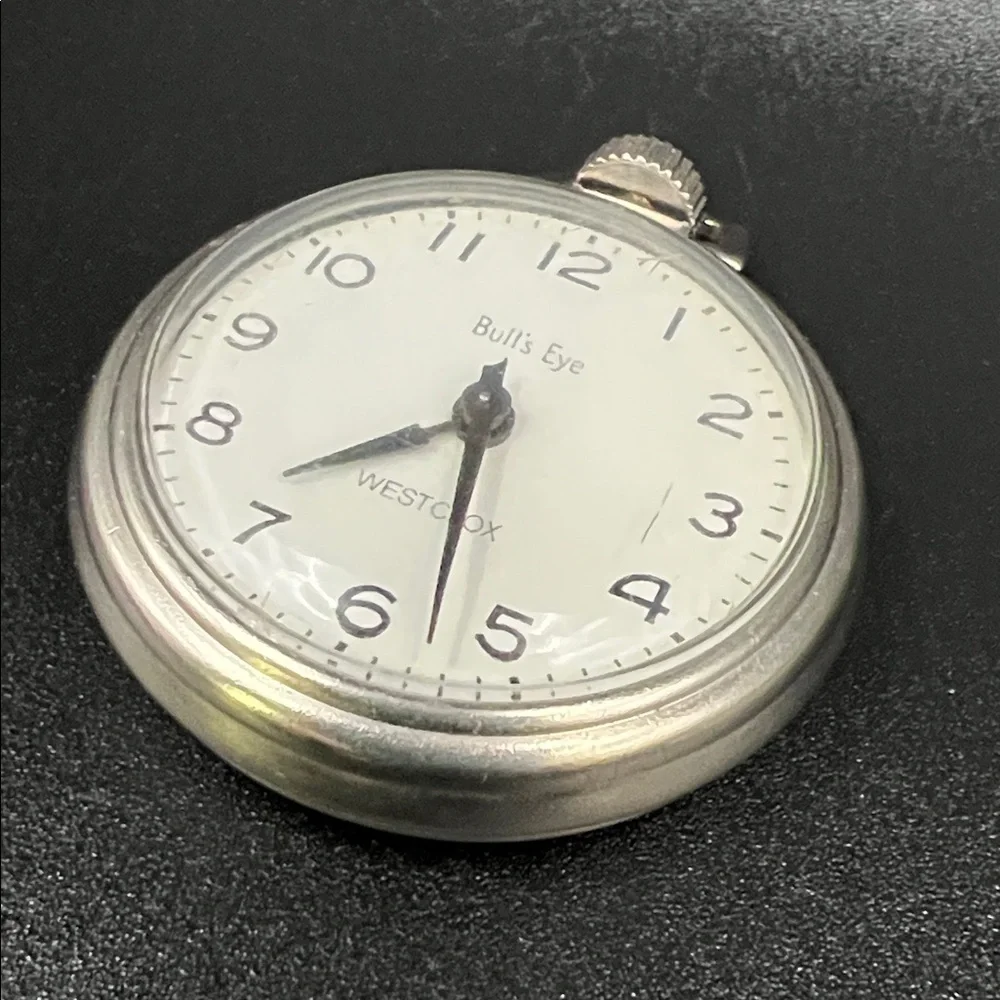 Vintage Westclox Bull's Eye Mechanical Pocket Watch - Working Perfectly
